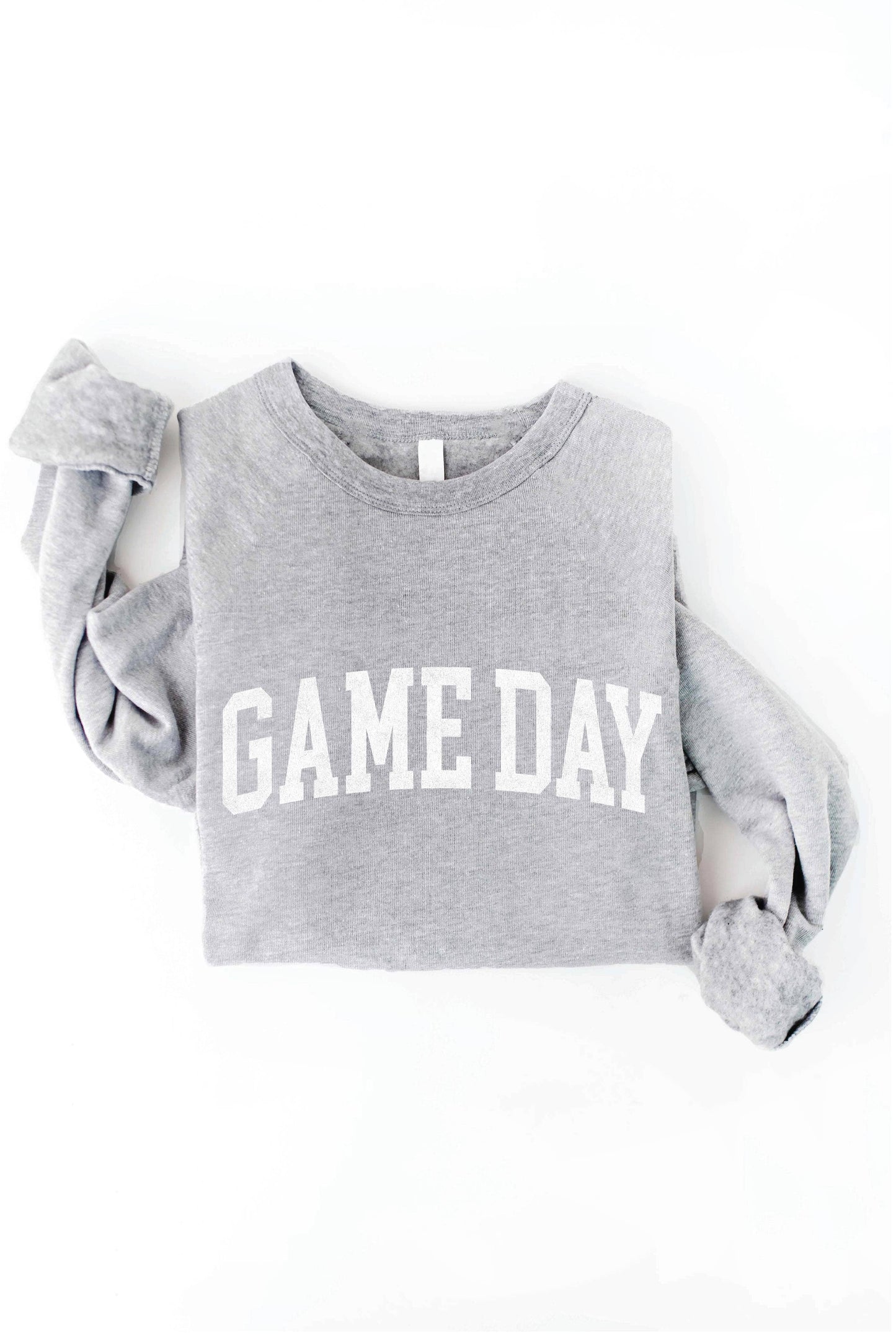 OAT COLLECTIVE - GAME DAY Graphic Sweatshirt: ATHLETIC HEATHER Medium