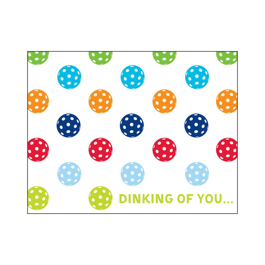 Dinking Of You - PICKLEBALL FOLDOVER NOTES