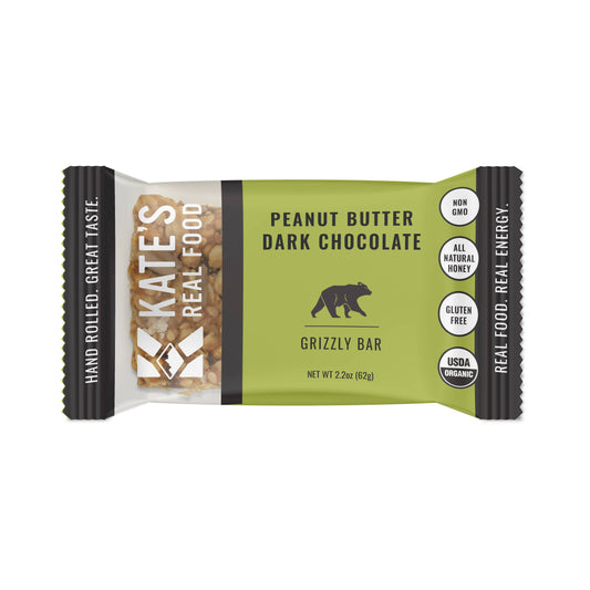 Kate's Real Food "Grizzly" Peanut Butter Chocolate Bar 2.2oz