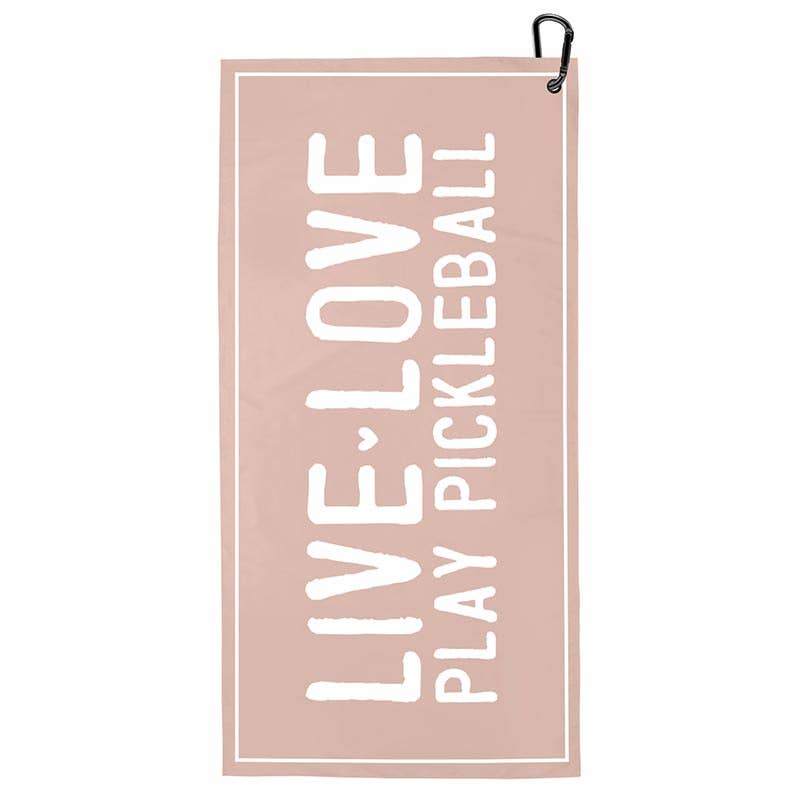 Live Love Play Pickleball Sport Towel