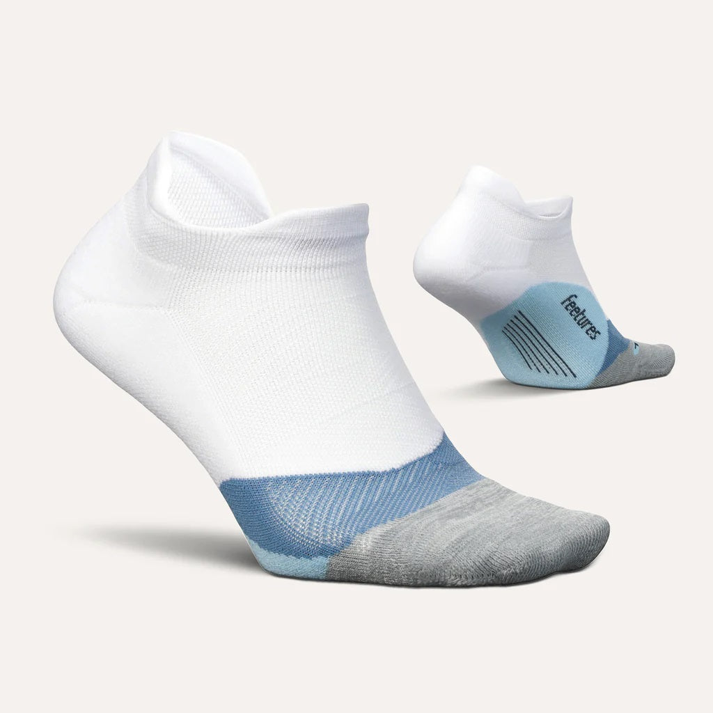 Feetures - Elite NST Athletic Socks - S24 White Sky