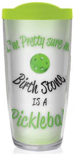 Pickleball Birthstone Tumbler