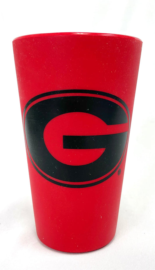 Georgia Bulldogs 16oz Red Silicone Cup