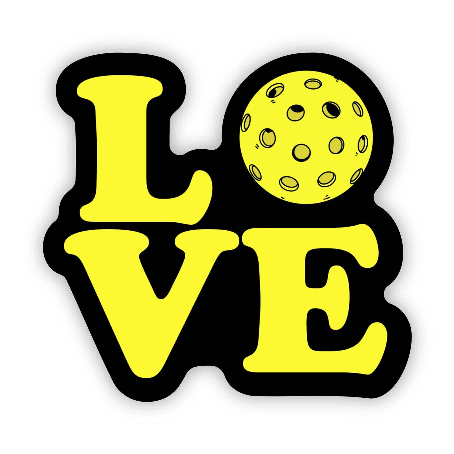 Pickleball LOVE Sticker