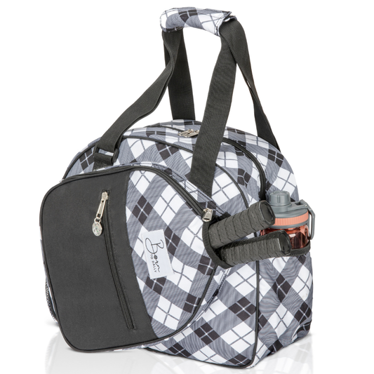 Born to Rally - Womens Pickleball Bag - Plaid